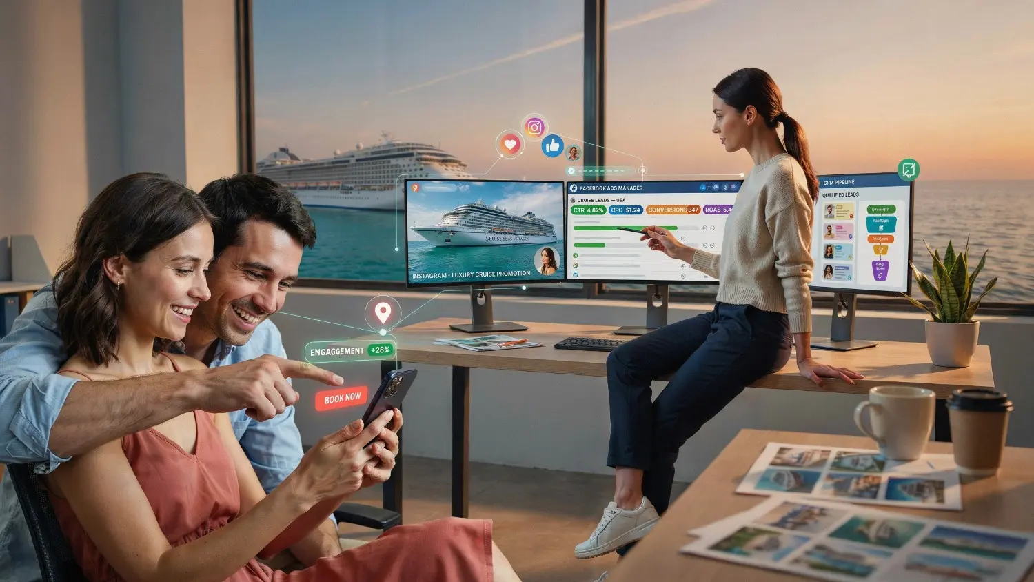 Cruise Booking Leads and Calls