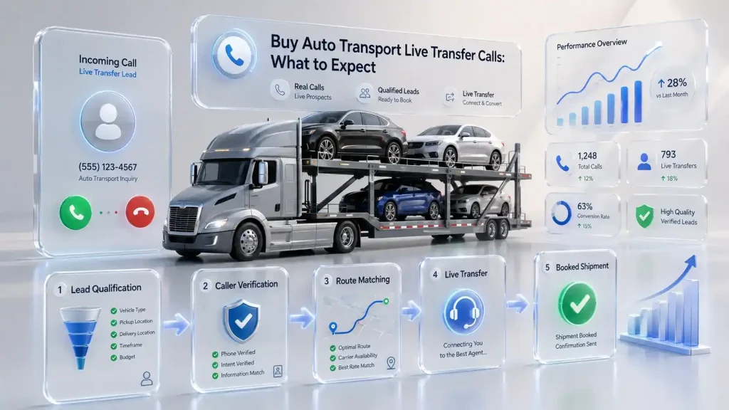 Buy Auto Transport Live Transfer Calls